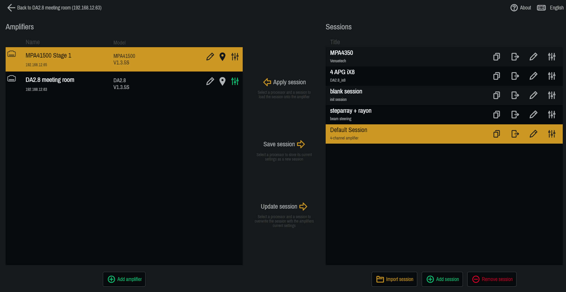 welcome page screenshot